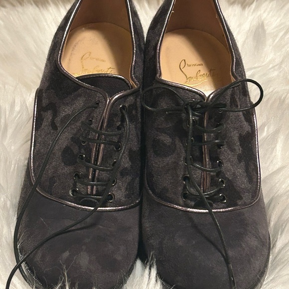 Christian Louboutin Coleslaw Camo Block heels - Picture 4 of 5